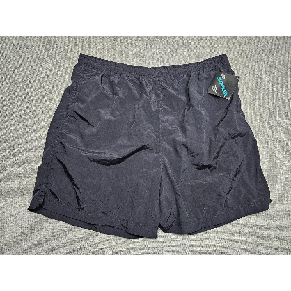 LL Bean Shorts Womens 2X Black Supplex Nylon Quick Dry Water Resistant Hiking